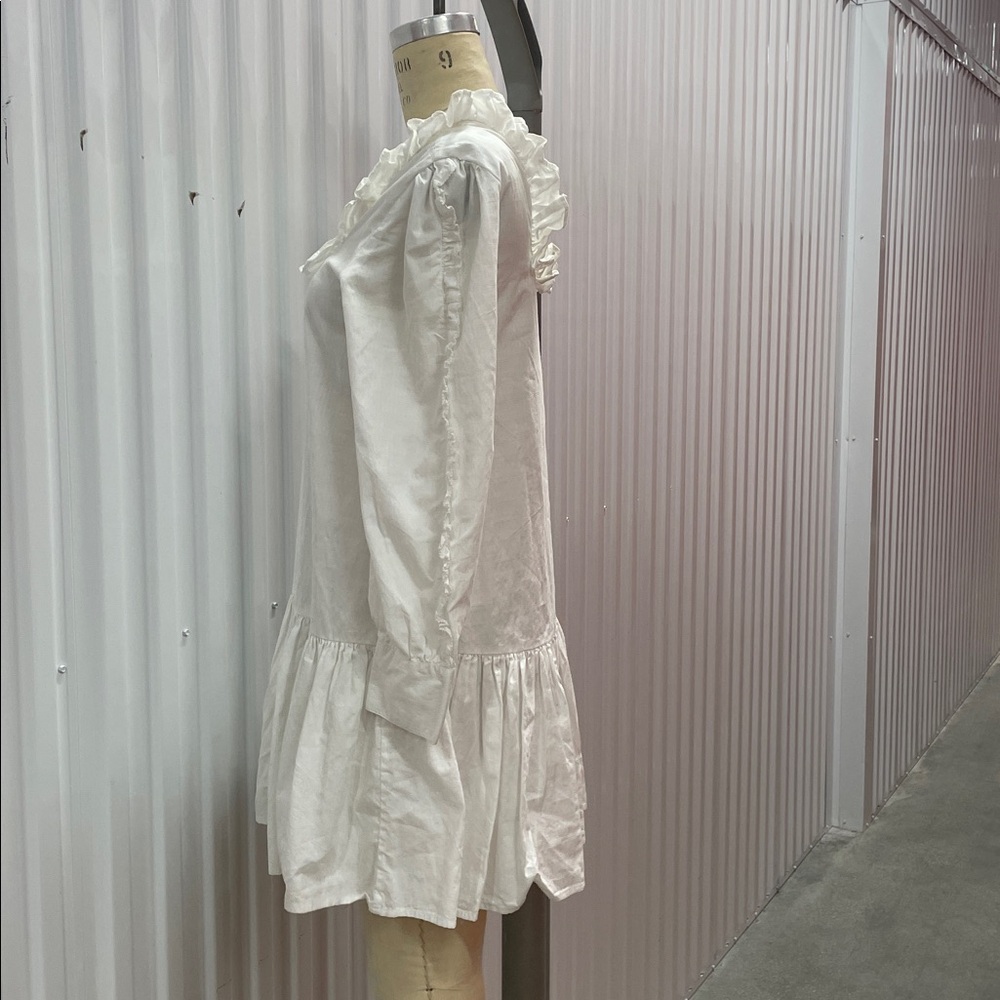 Cleobella White Ruffle Dress - Picture 6 of 9